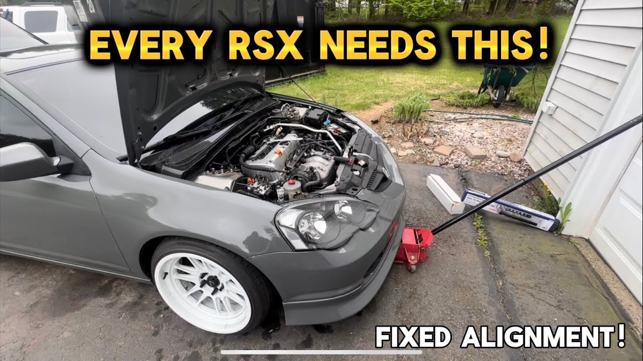Fixing The Toe On My Rsx! DVRace Tie Rods!