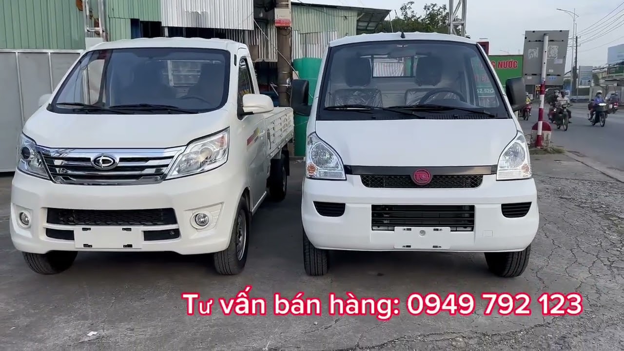 So sánh xe tải Tera100s 2024 và xe tải TQ Wuling 2024 thùng lửng | Ô Tô Trường Vũ  0985 283 123