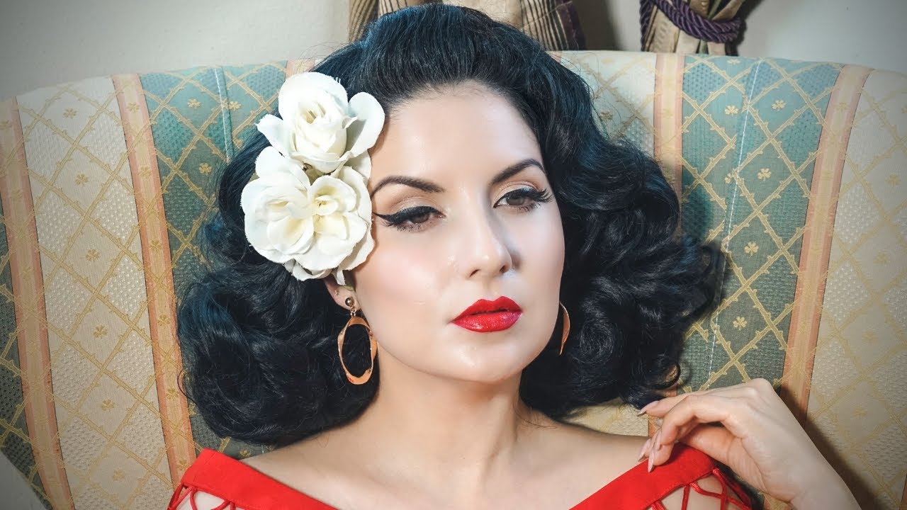 Maquillaje Pinup FACIL | Pinup Makeup EASY || Nena Moreno