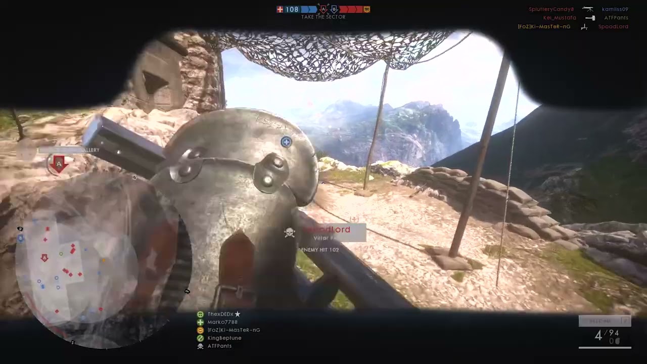 Batlefield 1 : Villar Perosa Monte Grappa Gameplay