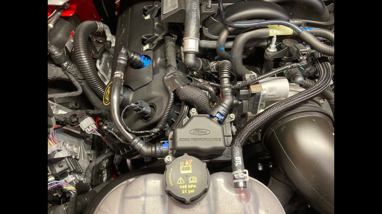 Установка маслоотделителя Ford Performance на мой Shelby GT350R