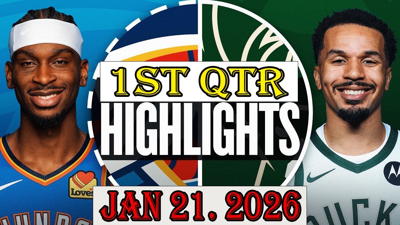 Milwaukee Bucks vs Oklahoma City Thunder 1st Qtr Jan 21.2026 Highlights | NBA hightlight