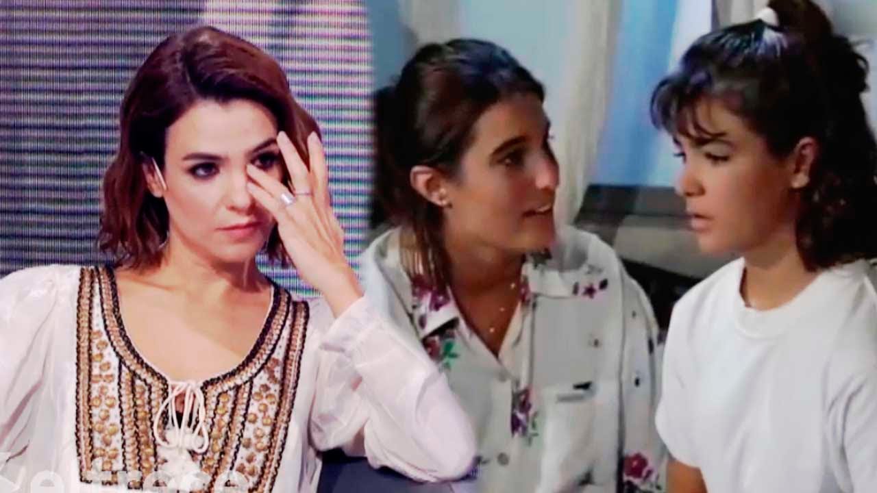 La emoci&oacute;n de Agustina Cherri al ver una escena de Chiquititas con Romina Yan: 