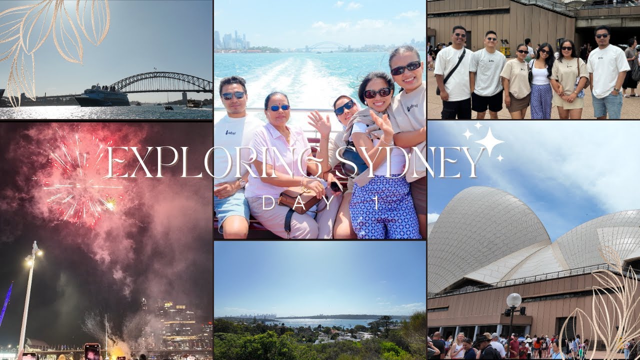Exploring Sydney Day 1: Opera House, Watsons Bay Ferry & Darling Harbour Fireworks!