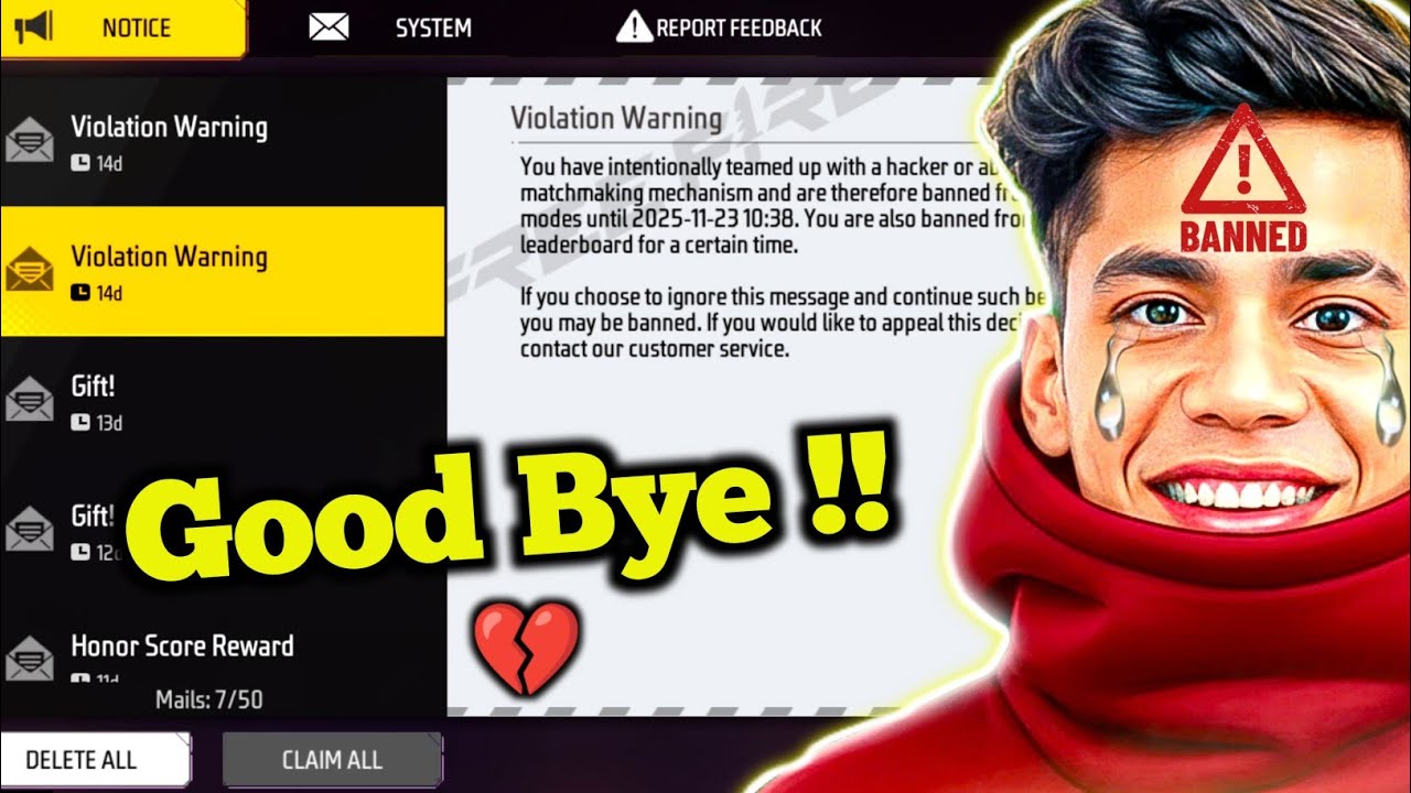 Dear Garena💔Top 1 Region I'd Banned🙏🏻But Hackers !?