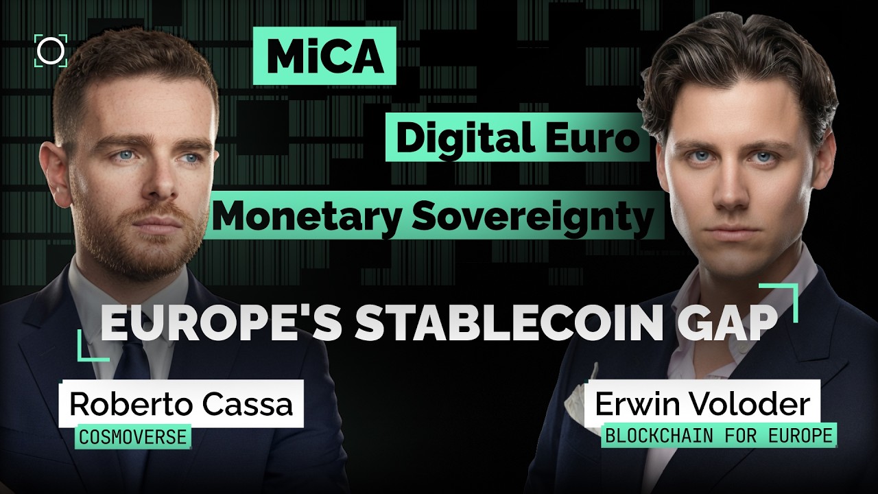 MiCA and the Euro Stablecoin Challenge | Erwin Voloder, Blockchain for Europe