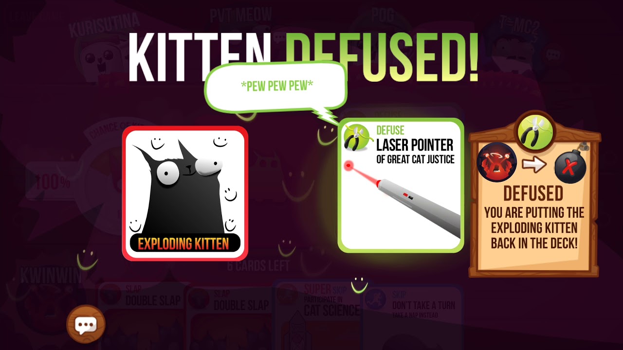 Exploding Kittens! Streaking deck gameplay (4)