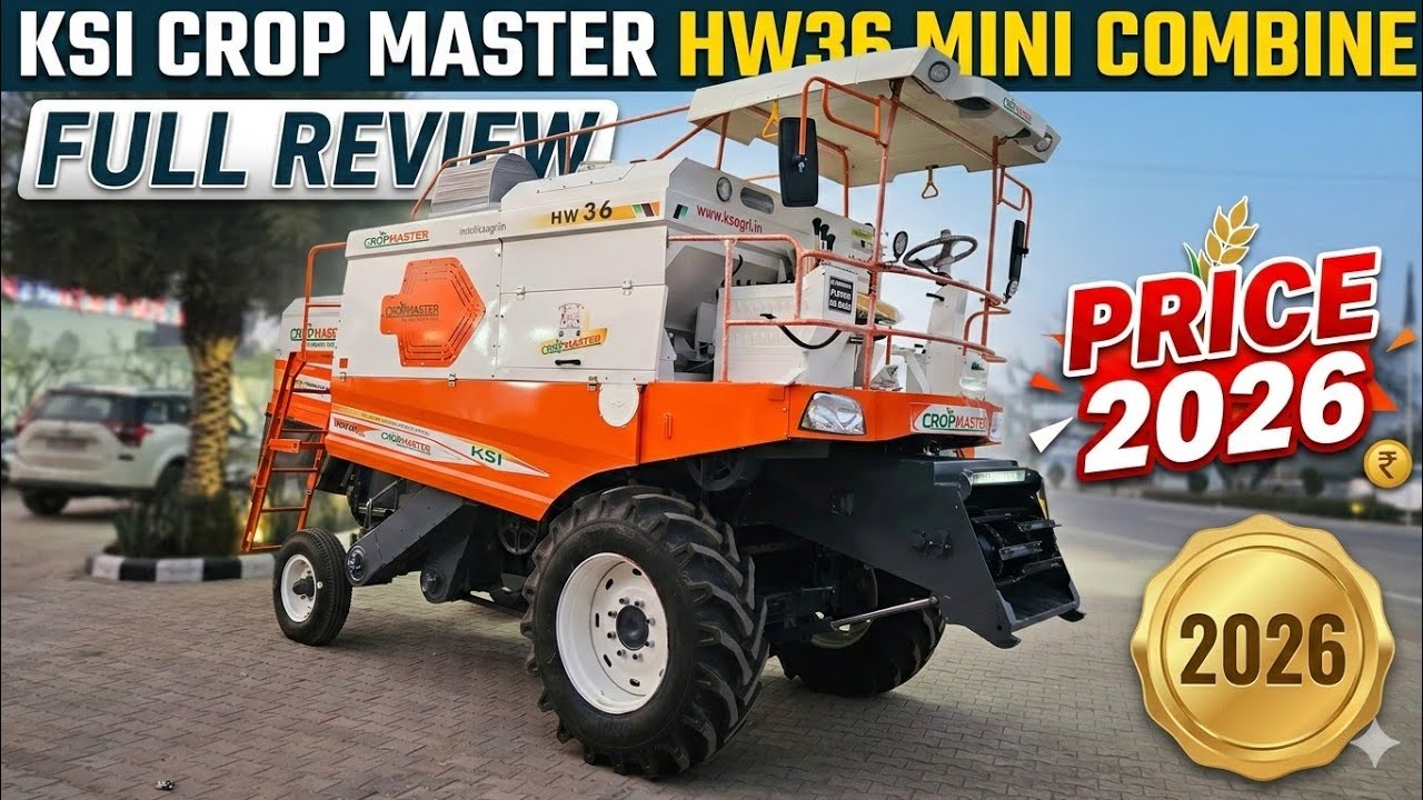 KSI Crop Master HW36 Mini Combine Full Review | Price 2026 | Best Mini Combine in India #combine 