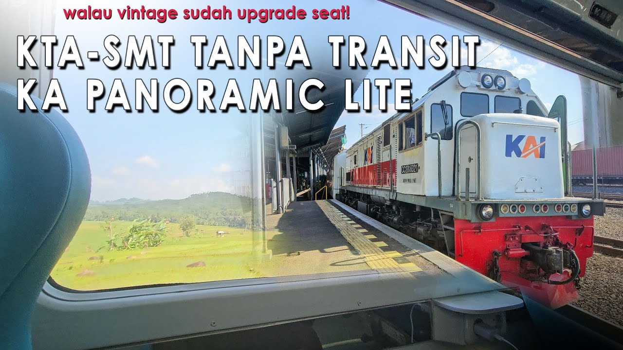 KERETA EKSEKUTIF KACA JUMBO KA JOGLOSEMARKERTO‼️Budget Panoramic Train Central Java Loop Line