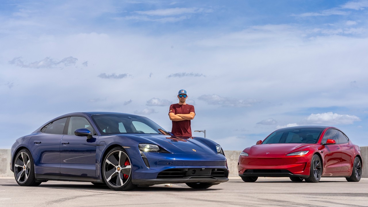 These Now Cost The Same - Porsche Taycan vs Tesla Model 3 Performance