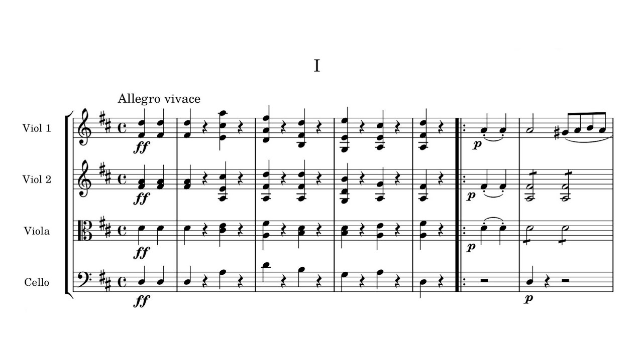 Franz Krommer – String Quartet in D major, Op.18 No.1