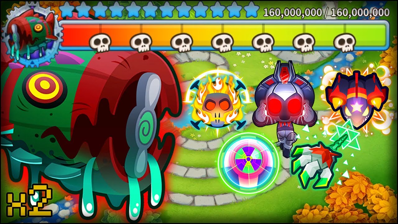 160 MILLION HEALTH OF SLOW MOVING BLOONARIUS! - Bloons TD 6
