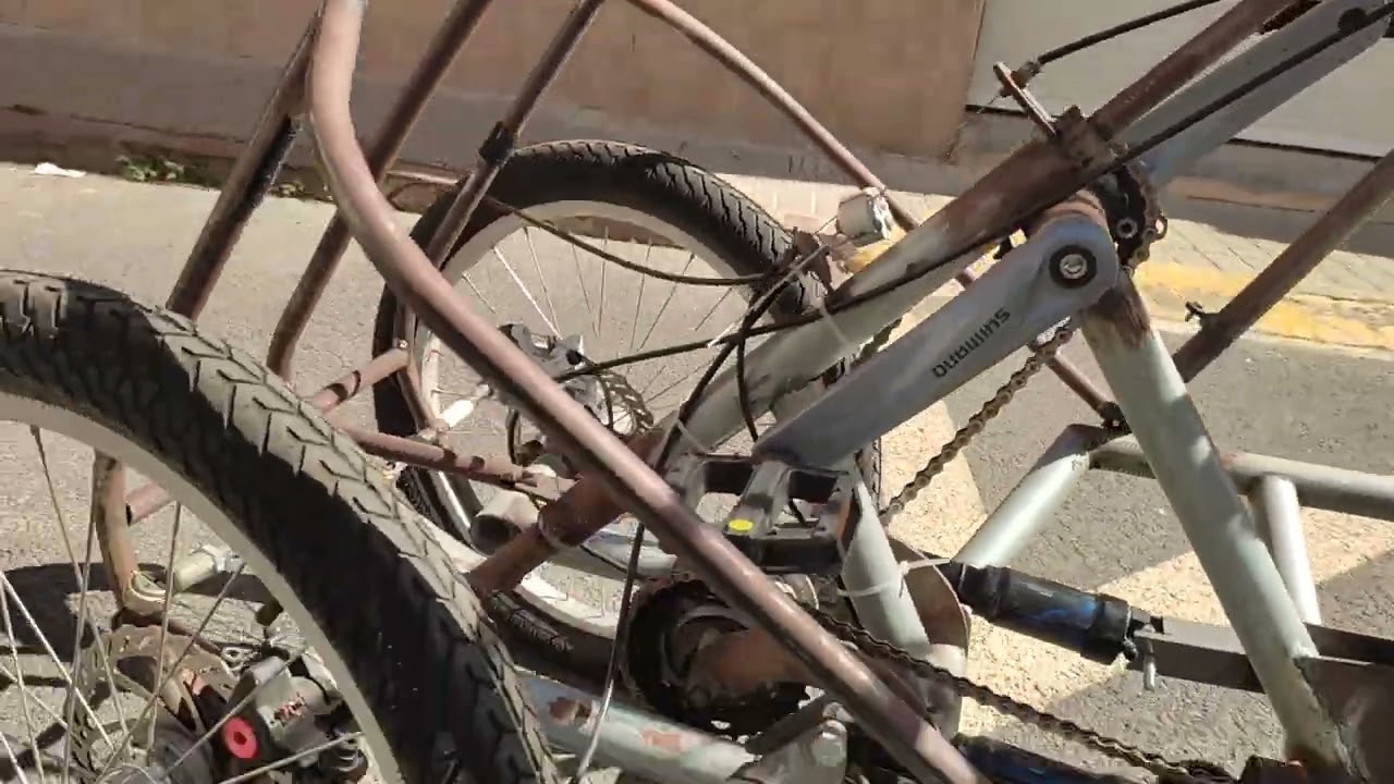 Front suspension on quadricycle
