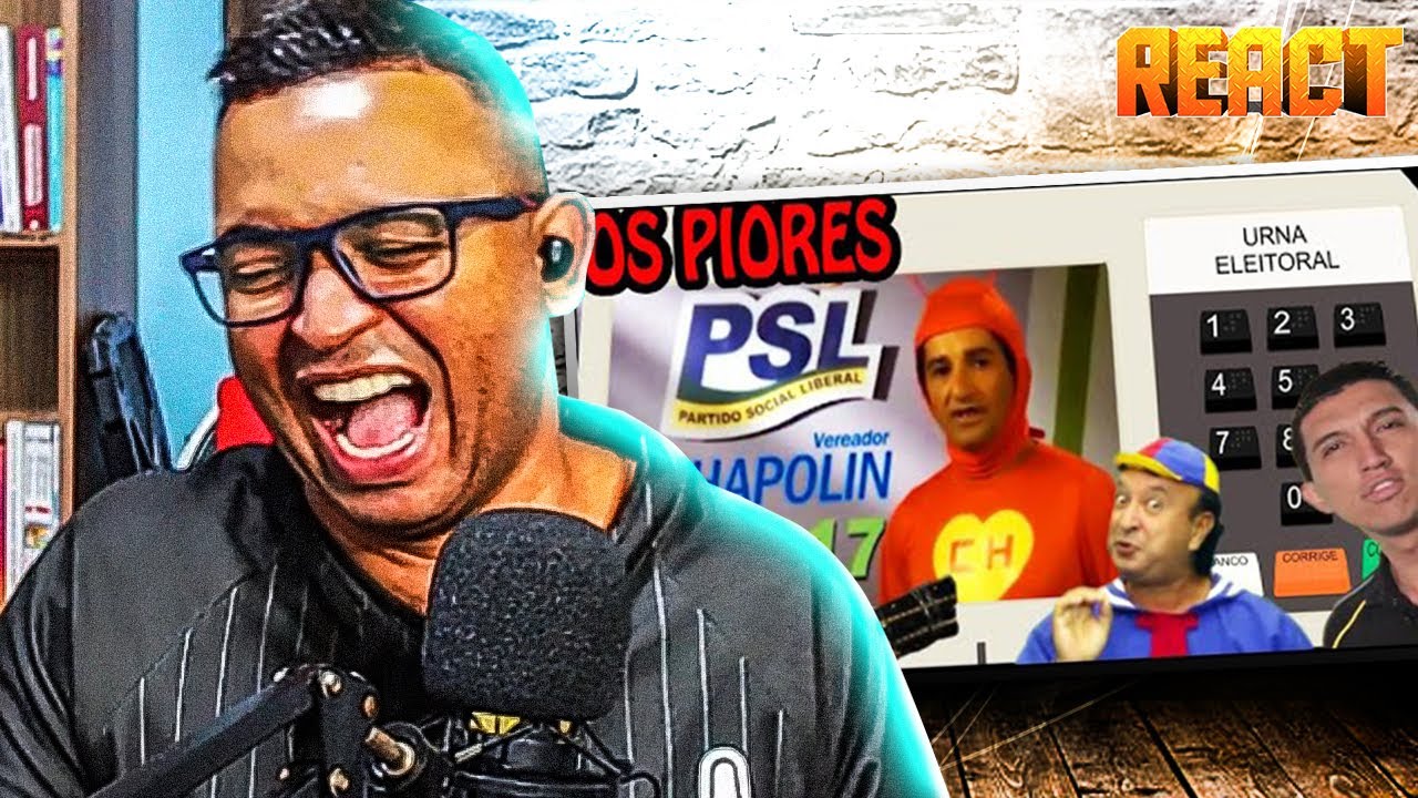 Passando mal de tanto rir | 🔴 Os Mais Engraçados e Bizarros Candidatos do Brasil! 2.0#React