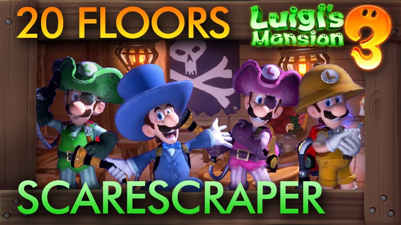 Luigi's Mansion 3 DLC 2 - 20 Floors Scarescraper