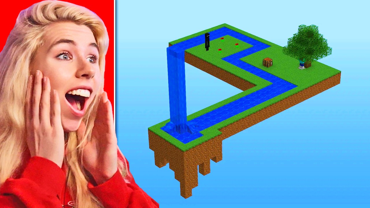 ich REAGIERE auf OPTISCHE TÄUSCHUNGEN in MINECRAFT