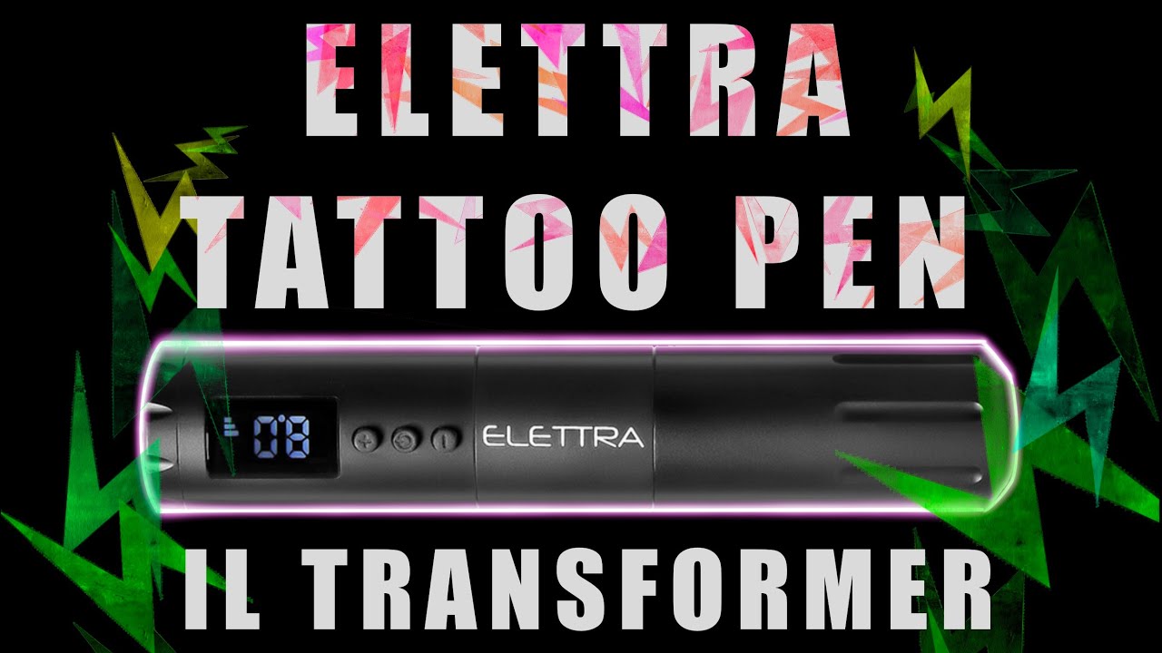 ELETTRA WIRELESS TATTOO PEN il piccolo transformer