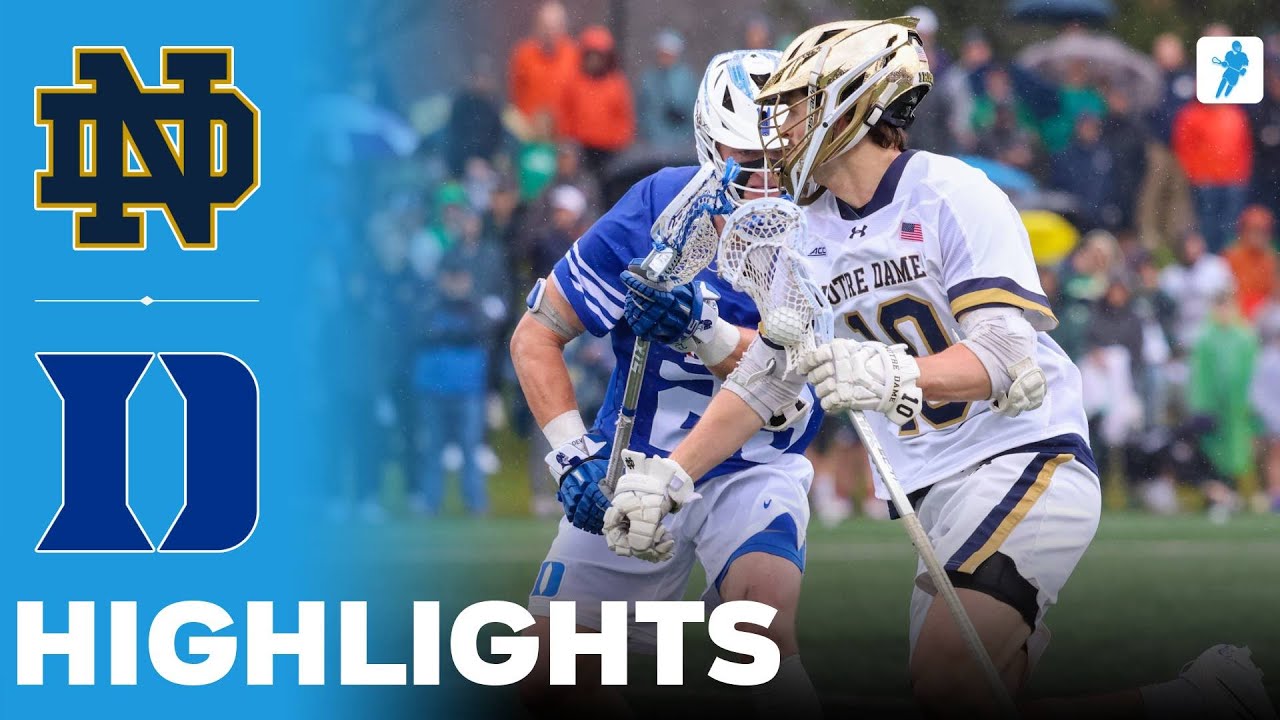 Notre Dame vs Duke | NCAA College Lacrosse | Highlights - March 29, 2025