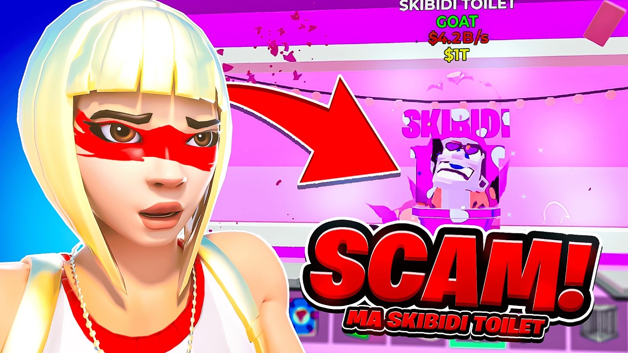 Je me suis fait scam ma SKIBIDI TOILET LOVELY sur Steal The Brainrot…😭