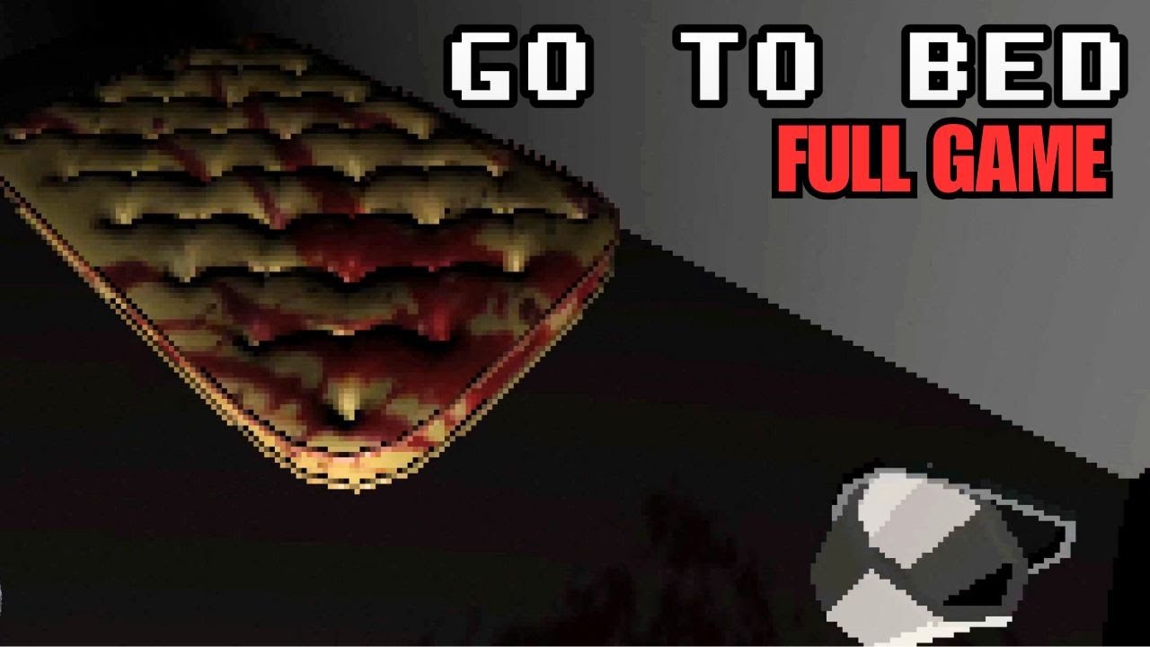 Прохождение игры Go To Bed от JoeTheItchPro | Короткая инди-хоррор игра | itch.io