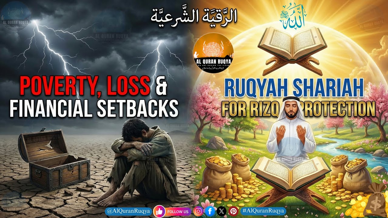 Ruqyah Shariah for Rizq & Protect Yourself from Poverty, Loss & Financial Setbacks - Rukia Quran Dua