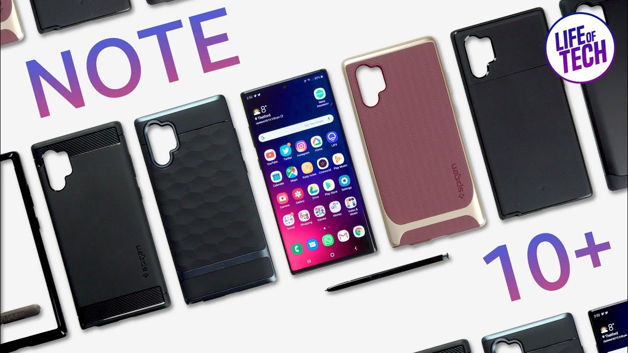 Best Spigen and Caseology Cases for Samsung Galaxy Note 10 Plus + (Inc Ultra Hybrid) Review | 4K