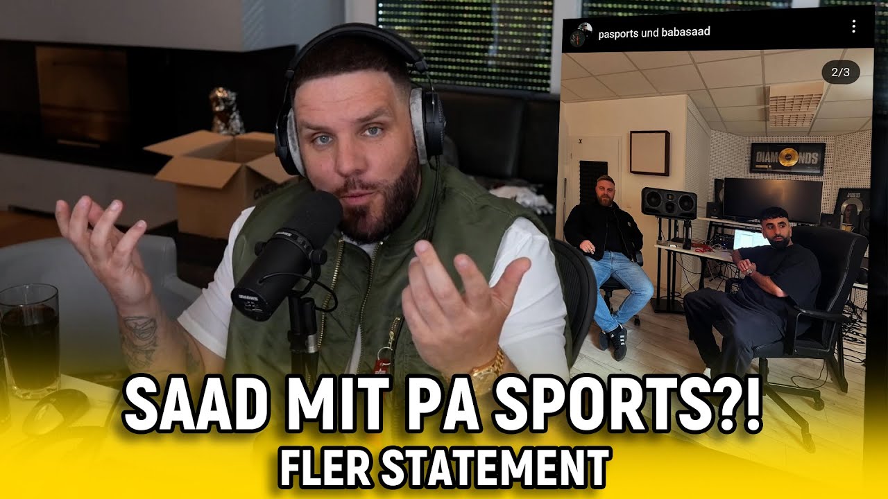 SAAD & PA SPORTS nehmen einen Song auf – FLER reagiert!