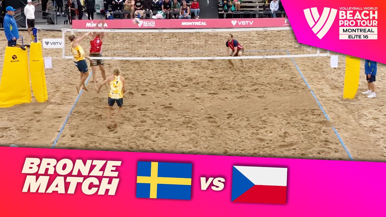 Perusic/Schweiner vs. Åhman/Hellvig - Bronze Match Highlights | Montreal 2025 