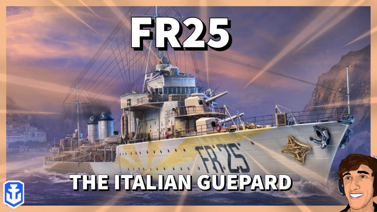 FR25, A Unique Addition to Tier 6 in World of Warships Legends 4K