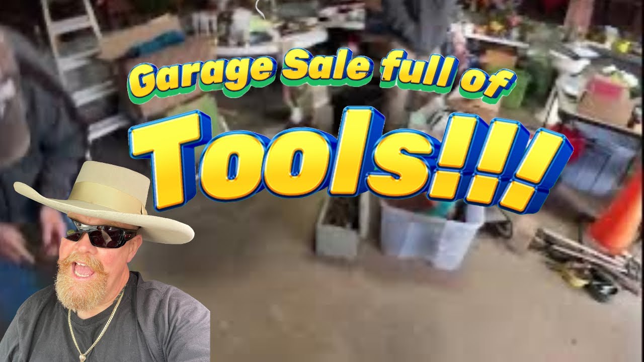 Lonely Garage Sale Full of Tools Yard Sale Hauls Jackpots