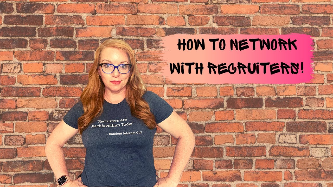 How To Network With Recruiters!