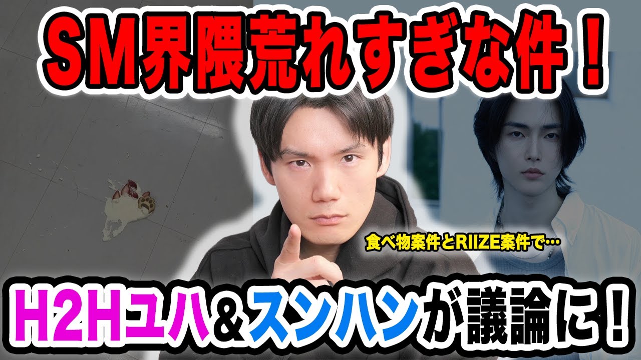 元RIIZEスンハンとH2Hユハが議論になってる件！SM界隈荒れすぎ！【雑談配信切り抜き】