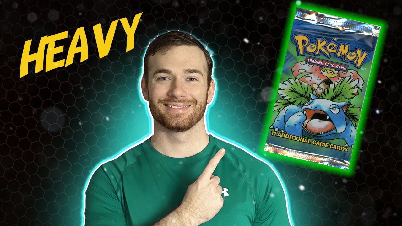 Pokemon HEAVY Base Set Booster Pack Opening from 1999!