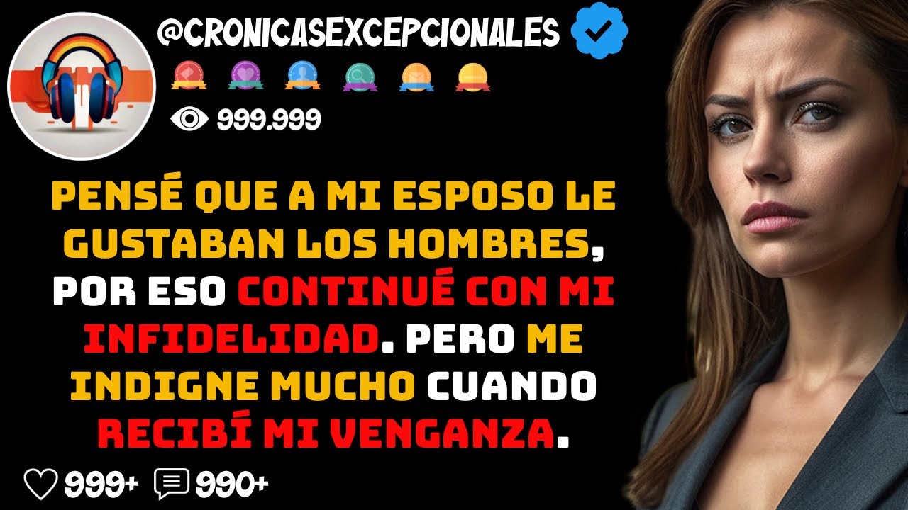 Pensé que a mi ESPOSO le Gustaban los Hombres, por eso Continué con mi INFIDELIDAD. Pero me INDIG...