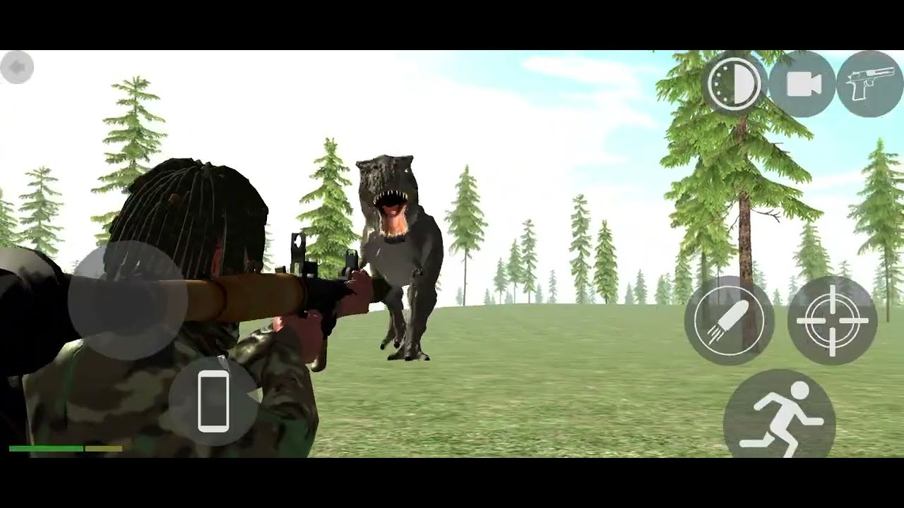 Indian bike driving 3d game play jurassic park hunting wild animals by tank