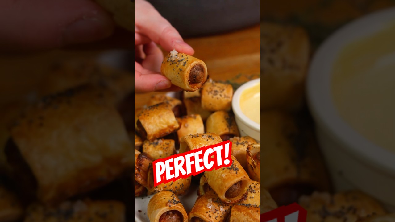 12 Days of Christmas Party Foods: Day 8: Pigs in Blankets! #pigsinablanket #christmasfood #recipe