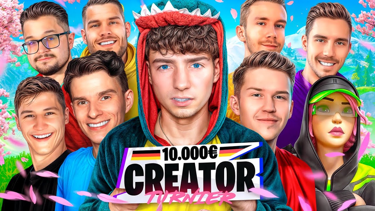Das 10.000€ 🇩🇪 CREATOR TURNIER in FORTNITE! ⚔️
