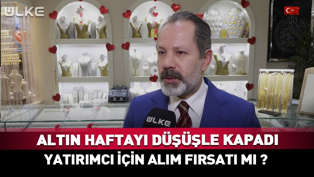 Altın Haftayı Düşüşle Kapadı Yatırımcı İçin Alım Fırsatı Mı? #haber