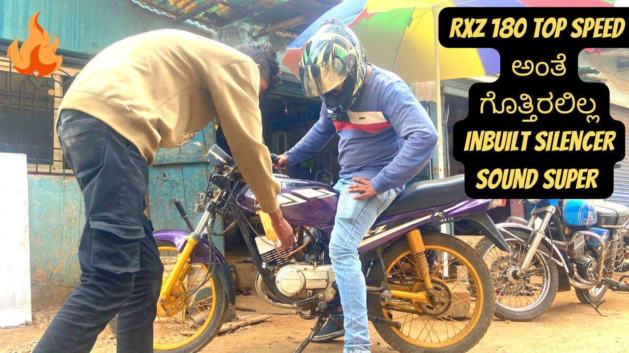 180 kmph RXZ with Inbuilt Silencer 😍