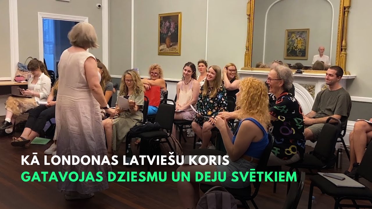 Reportāža no Londonas – kā latviešu koris gatavojas Dziesmu svētkiem