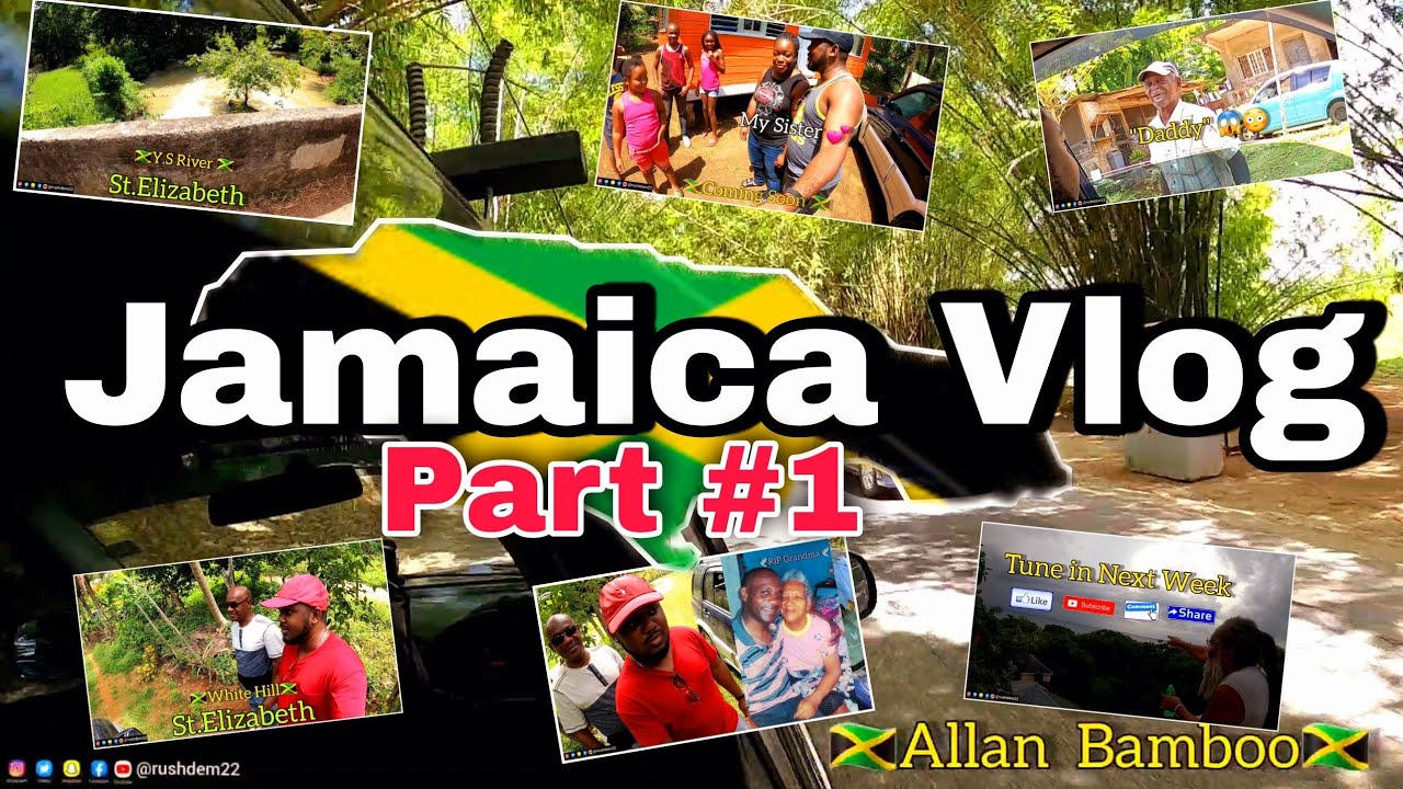 Jamaica Vlog Pt#1| Visiting Family In St.Elizabeth Jamaica |Y.S Property | Vlog#51|@rushdem22