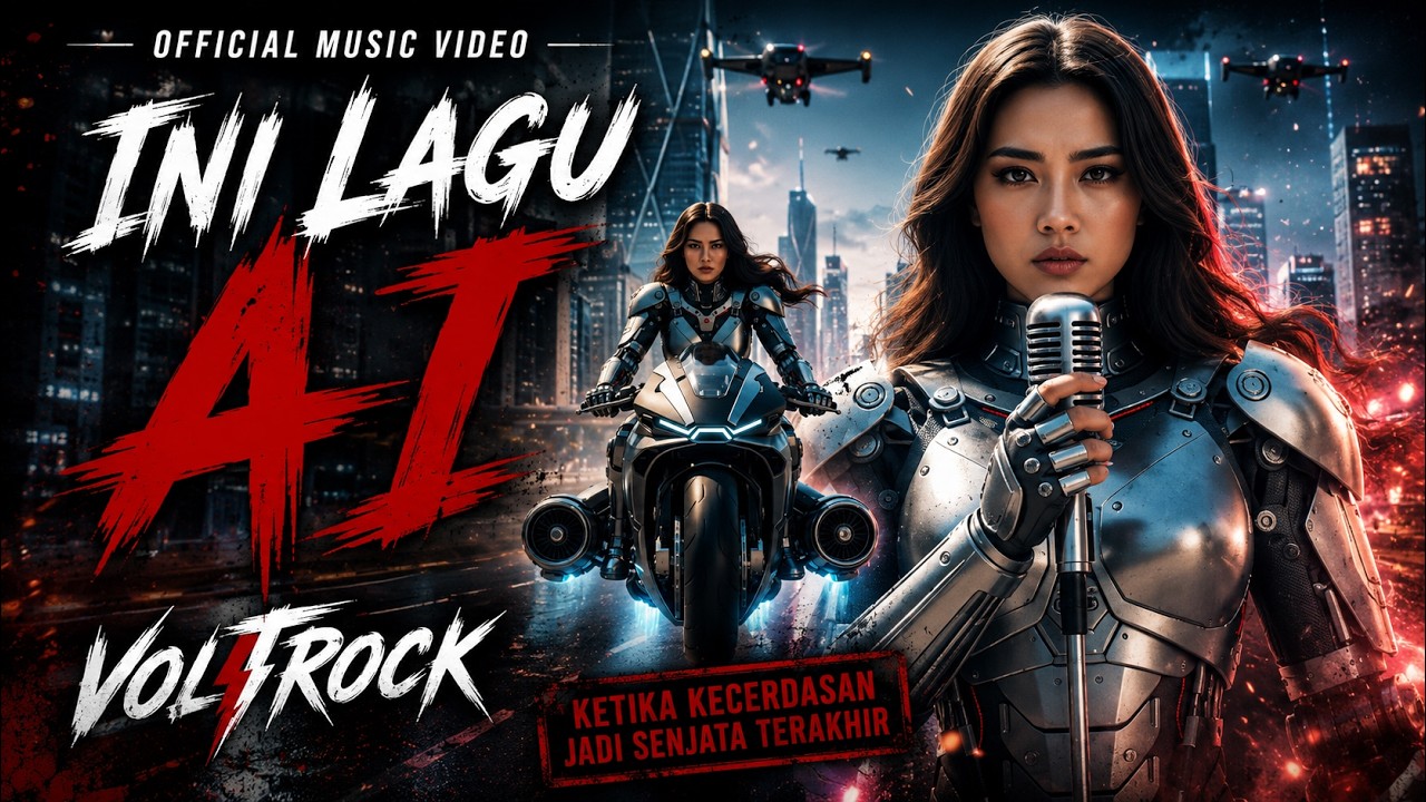 VOLTROCK - Ini Lagu AI (Official Music Video)