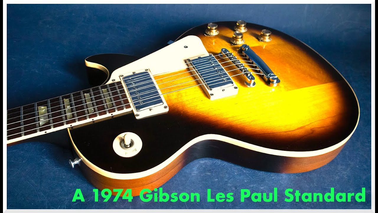 A 1974 Gibson Les Paul Standard