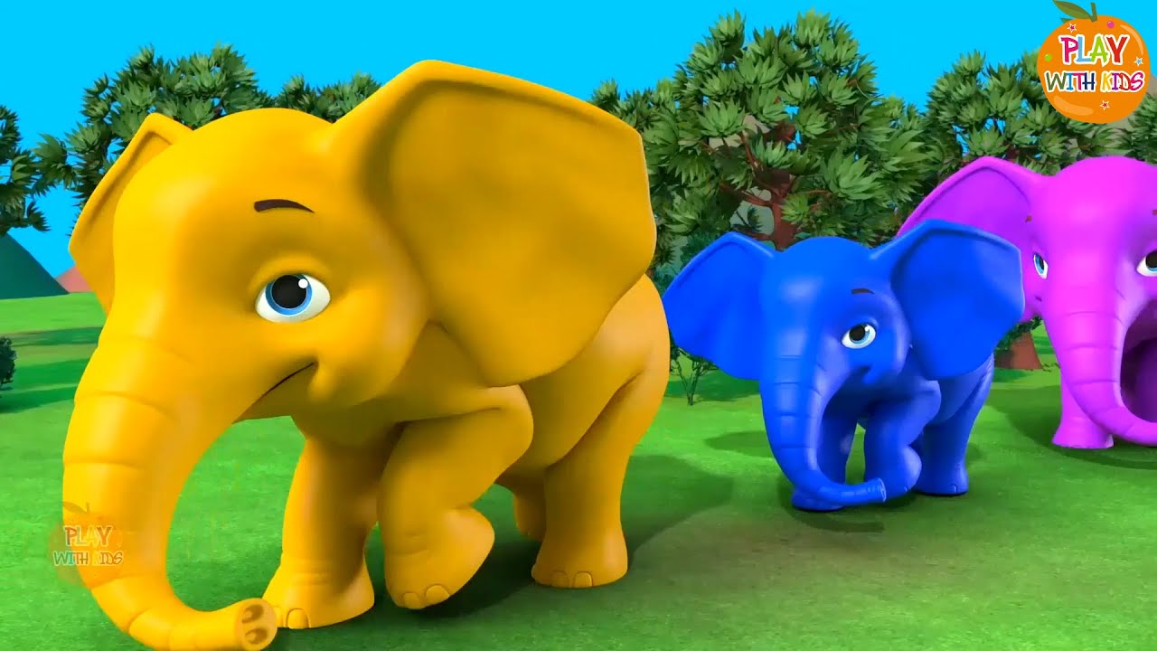 Ek Mota Hathi | part | 04 Nursery Rhymes for Childrens | Hindi Poems
