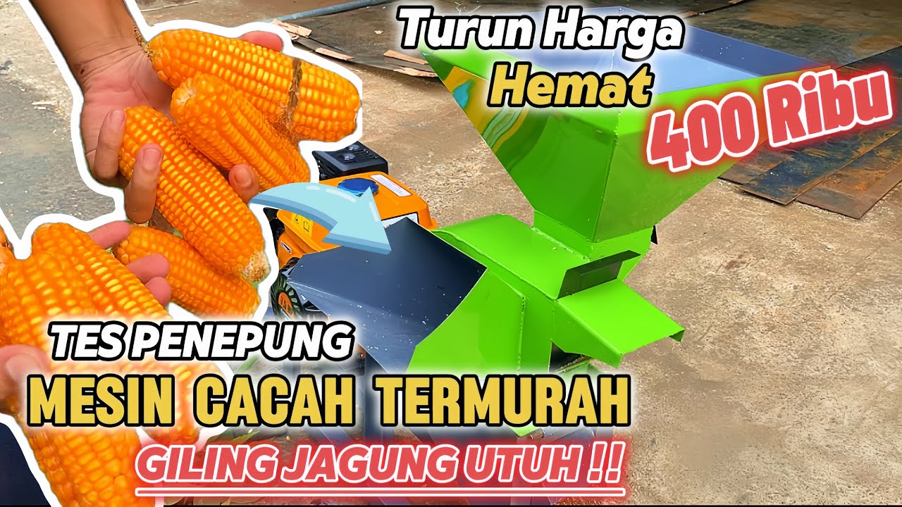 TURUN HARGA LAGI‼️HEMAT 400 RIBU ‼️Uji Penepung Mesin Ternak Serbaguna Termurah