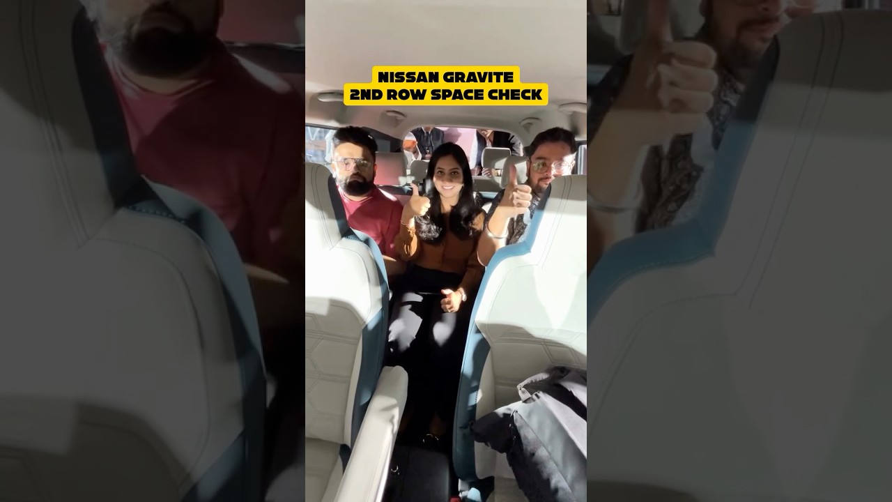 Nissan Gravite 2nd ROW SPACE CHECK!