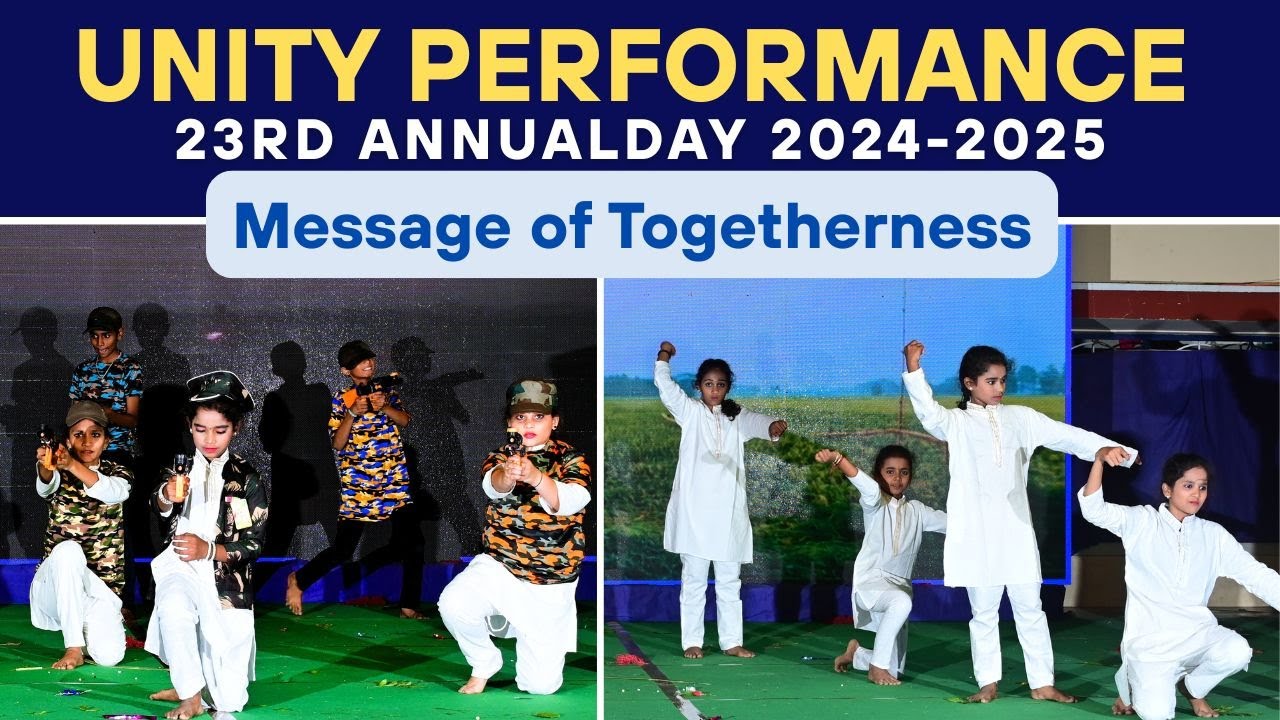 Unity Performance | Message of Togetherness | Annual Day 2025 | St. Claret EM High School
