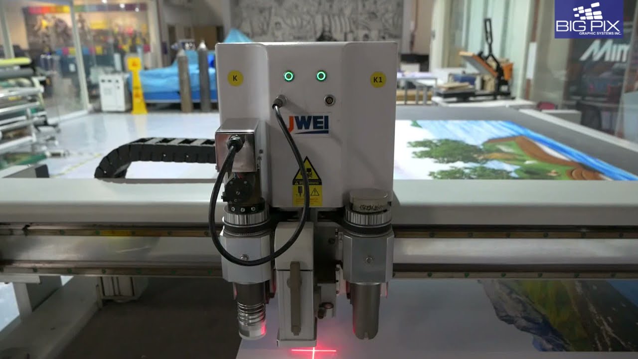 JWEI Digital Flatbed Cutting CNC Machine
