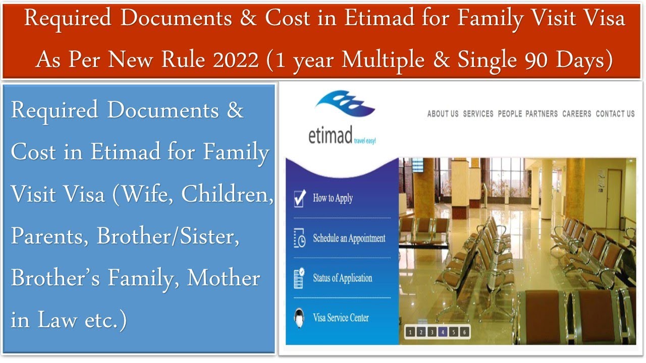 What Documents Required For Processing Family Visit Visa in Etimad center As Per New Rules 2022