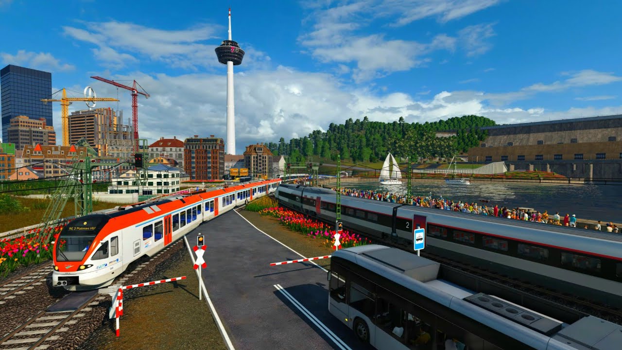 Transport Fever 2: Der Bahnübergang Teil 1218